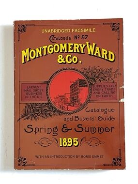 Victorian Tattoo Reference Book 1895 Catalogue No.57 Montgomery Ward & Co SC